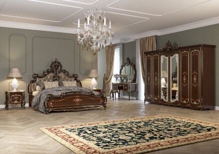 Модульная спальня Шейх 2, Орех  